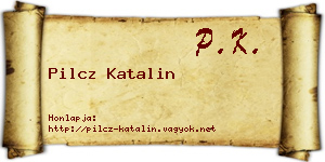 Pilcz Katalin névjegykártya