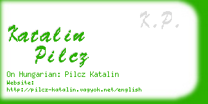 katalin pilcz business card